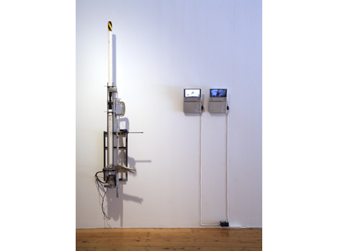 Installation view of Matthew Bradley, 'Storm Machine' at 200 Gertrude Street