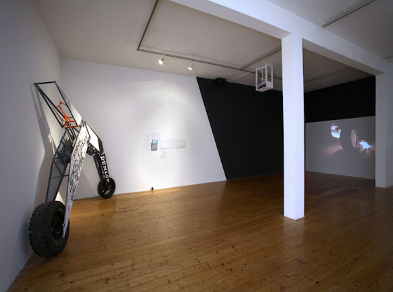 Installation view of Matthew Bradley, 'Storm Machine' at 200 Gertrude Street