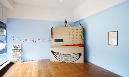 Installation view of 'Ill Communication' curated by Jacquline Doughty at 200 Gertrude Street