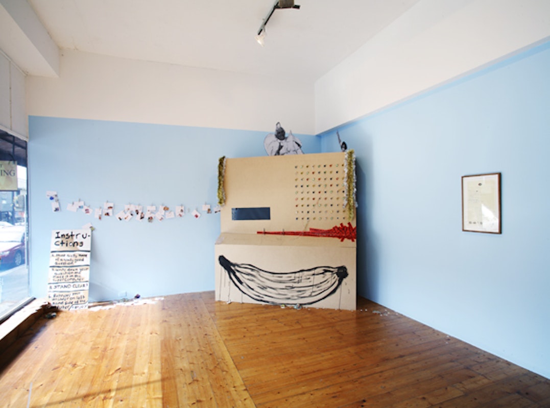 Installation view of 'Ill Communication' curated by Jacquline Doughty at 200 Gertrude Street 