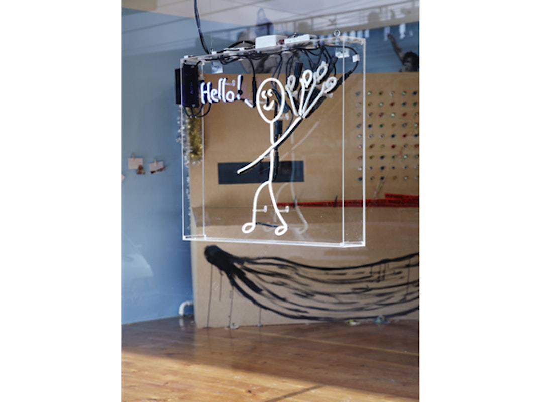 Installation view of 'Ill Communication' curated by Jacquline Doughty at 200 Gertrude Street