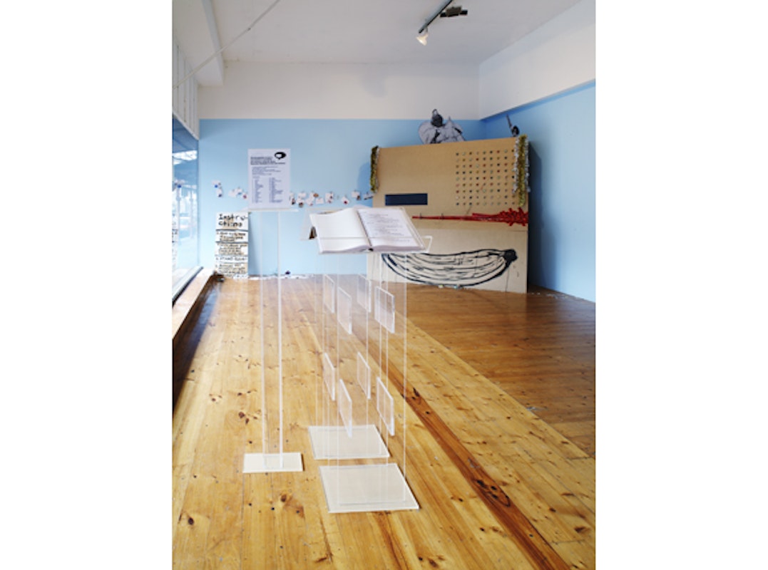 Installation view of 'Ill Communication' curated by Jacquline Doughty at 200 Gertrude Street 