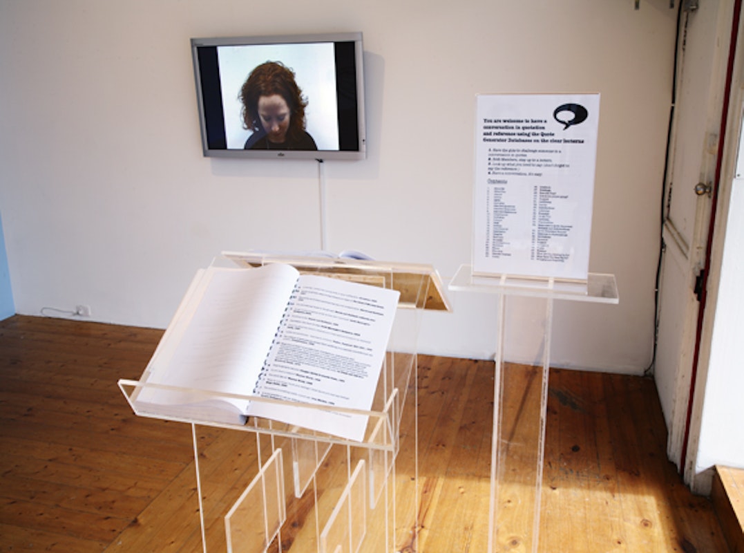 Installation view of 'Ill Communication' curated by Jacquline Doughty at 200 Gertrude Street