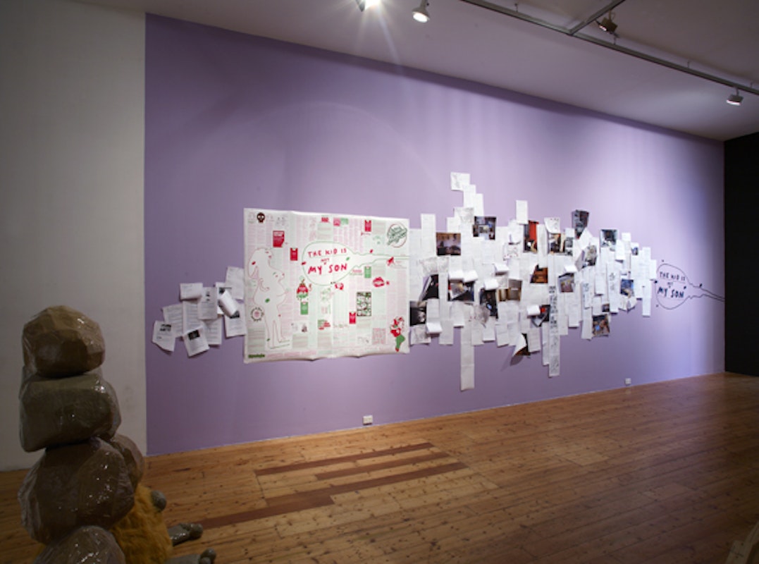 Installation view of 'Octopus 7: Don't Show Me Your Poetry' curated by Robert Cook at 200 Gertrude Street 