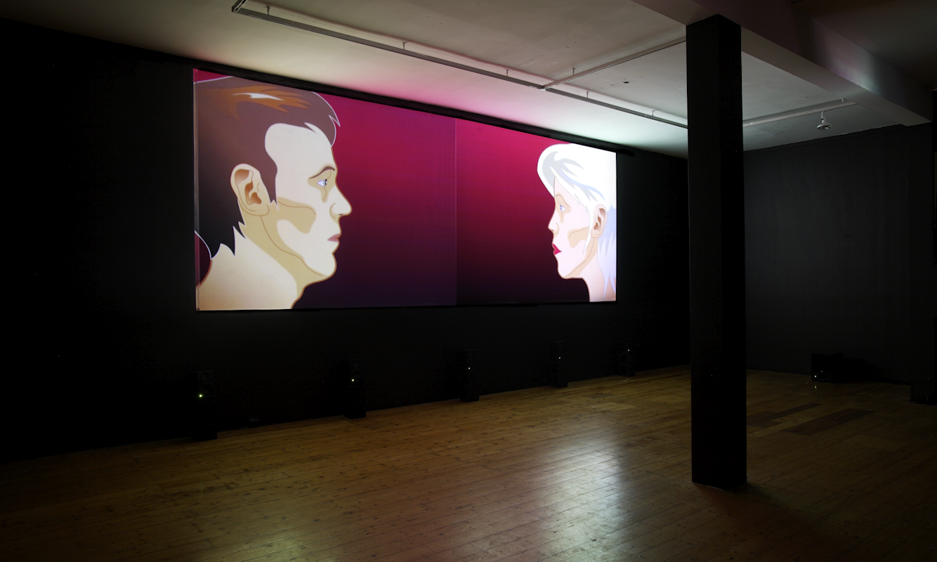 Installation view of Phillip Brophy 'VOX' at 200 Gertrude Street