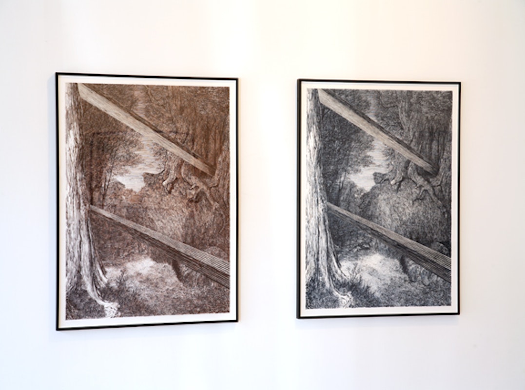 Installation view of Daniel Arsham, 'Playground' at 200 Gertrude Street