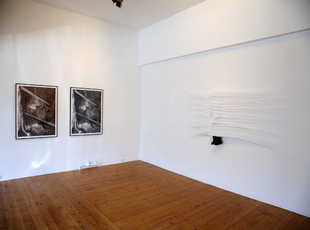 Installation view of Daniel Arsham, 'Playground' at 200 Gertrude Street