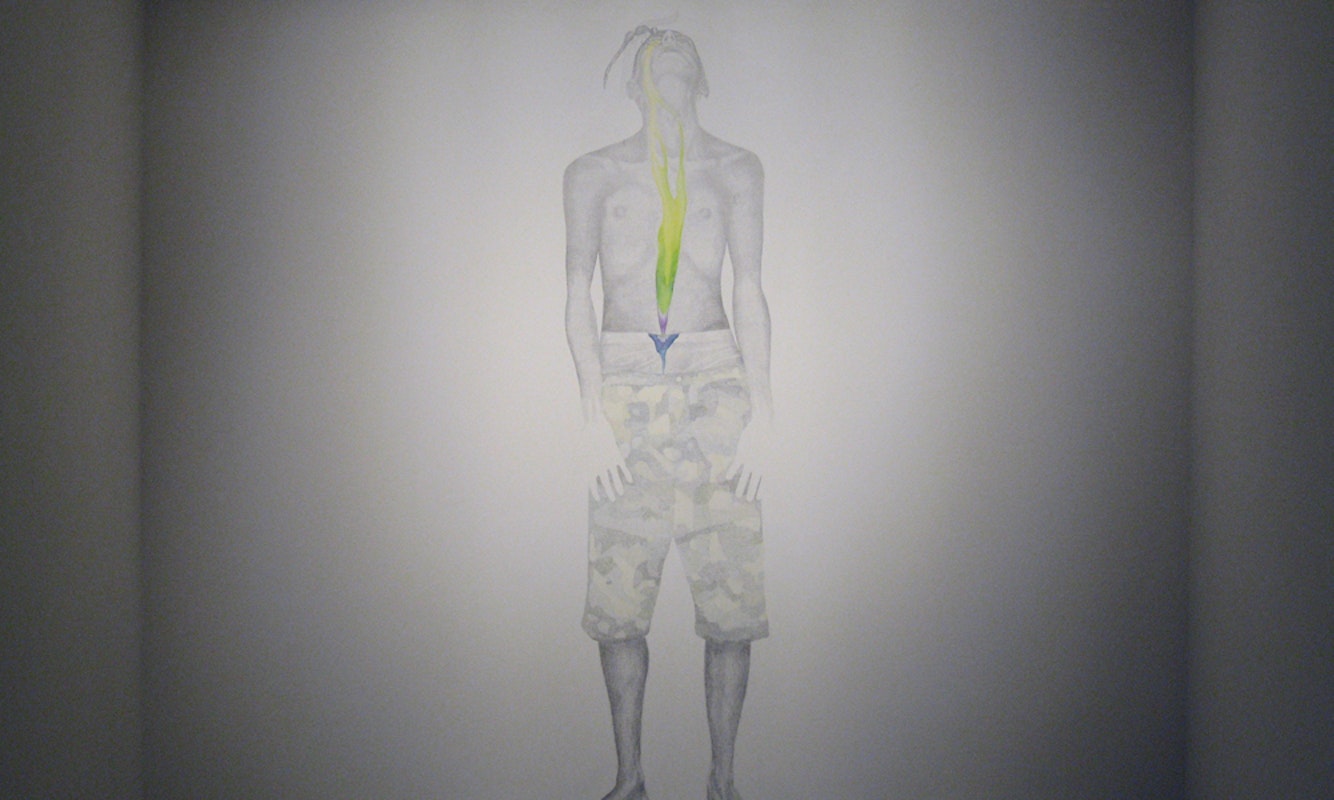 Installation view of Michelle Ussher, 'Dragonflyeye' at Studio 12