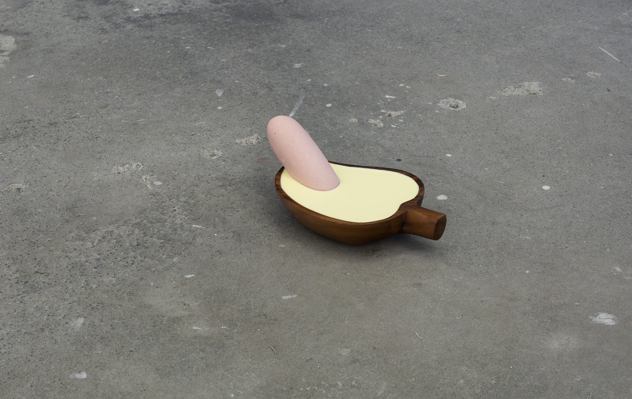 Installation view of Vittoria Di Stefano's solo exhibition The Palace at 4pm at Gertrude Contemporary in 2022. Image: Christian Capurro.