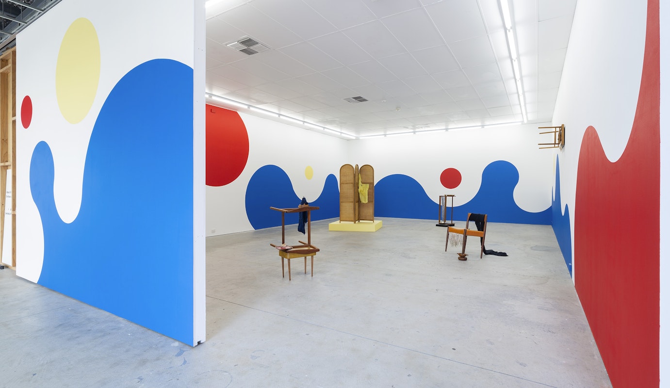 Installation view of Vittoria Di Stefano's solo exhibition The Palace at 4pm at Gertrude Contemporary in 2022. Image: Christian Capurro.