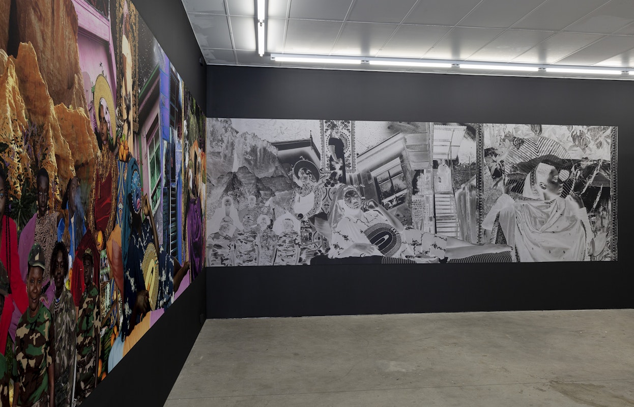 Installation view of Atong Atem's Everything in Remission at Gertrude Contemporary in 2022. Image: Christian Capurro. 