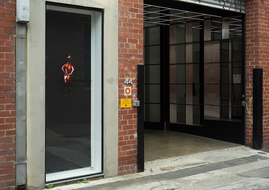 Installation image of Exposure Site at Gertrude Glasshouse, featuring artworks by Scotty So. Image: Christopher Capurro.