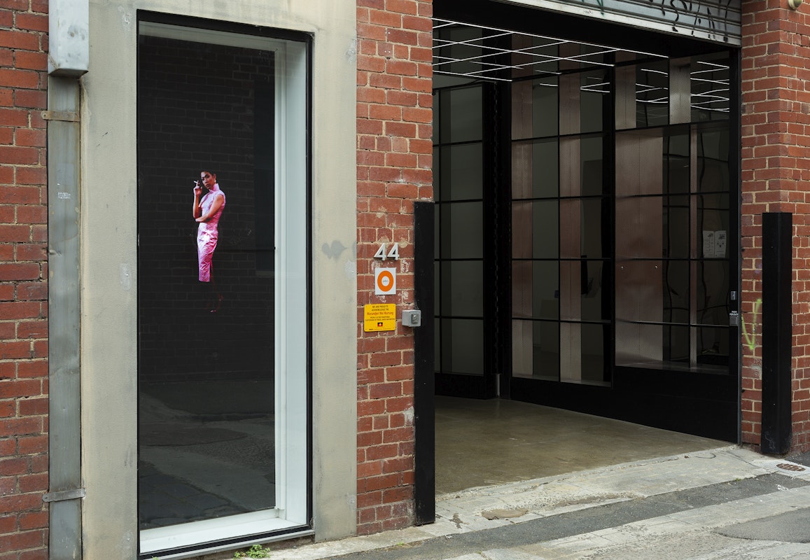 Installation image of Exposure Site at Gertrude Glasshouse, featuring artworks by Scotty So. Image: Christopher Capurro.