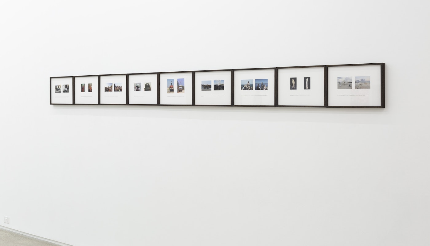 Installation image of Exposure Site at Gertrude Glasshouse, featuring artworks by Ezz Monem. Image: Christopher Capurro.