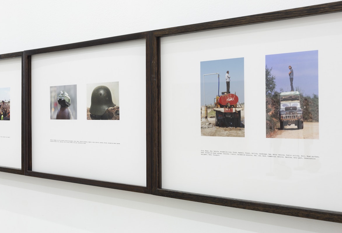 Installation image of Exposure Site at Gertrude Glasshouse, featuring artworks by Ezz Monem. Image: Christopher Capurro.