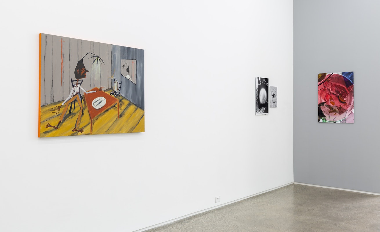 Installation image of Exposure Site at Gertrude Glasshouse, featuring artworks by Mia Boe and Ruth Höflich Image: Christopher Capurro.