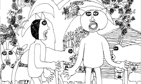 Ivor Cantrill, Zoo Animation (still), animated film. Image courtesy of the artist.