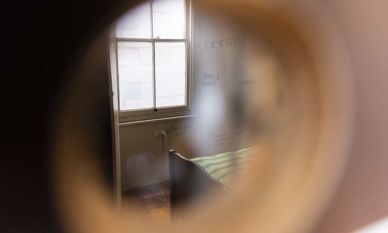 Archie Moore, ‘HouseShow’, 2020 (Installation view), presented at The Cottage, 272 Montague Road, West End, Brisbane. Courtesy of the artist and The Commercial, Sydney. Photo: Marc Pricop