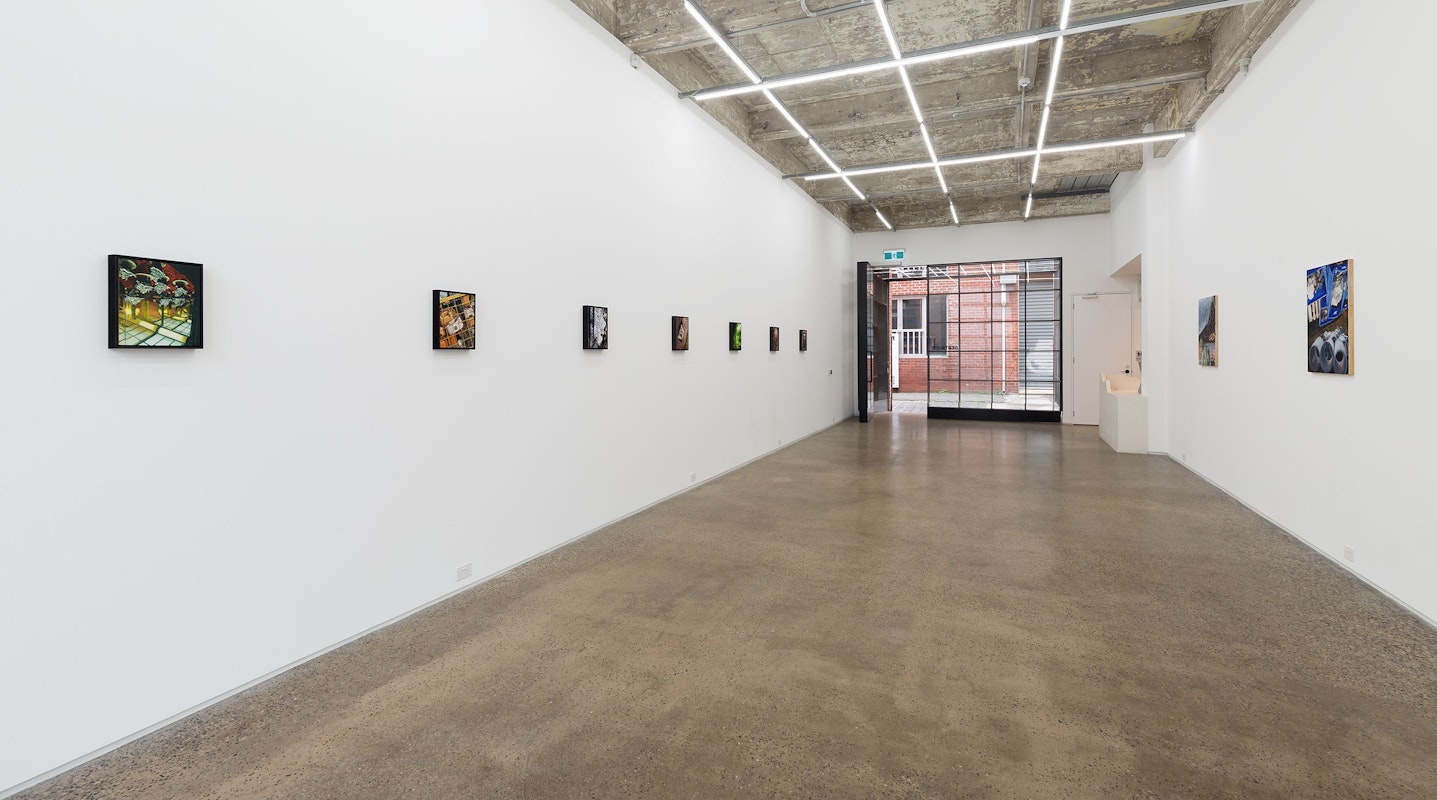 Installation view of Ann Debono's Sieve See at Gertrude Glasshouse in 2022. Photo: Christian Capurro
