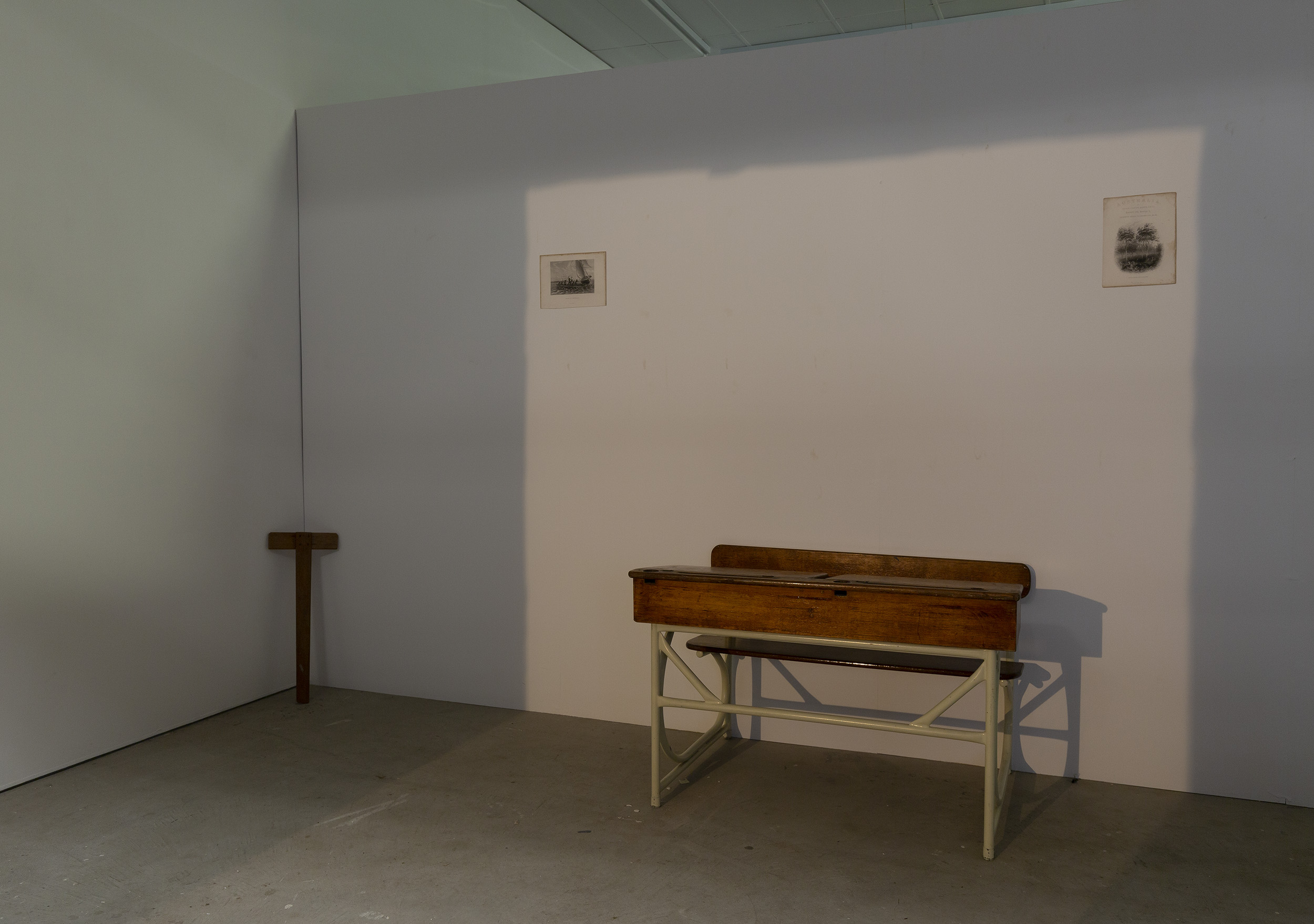Installation view of Archie Moore’s exhibition Dwelling (Victorian Issue), presented at Gertrude Contemporary, 2022. Photo: Christian Capurro.