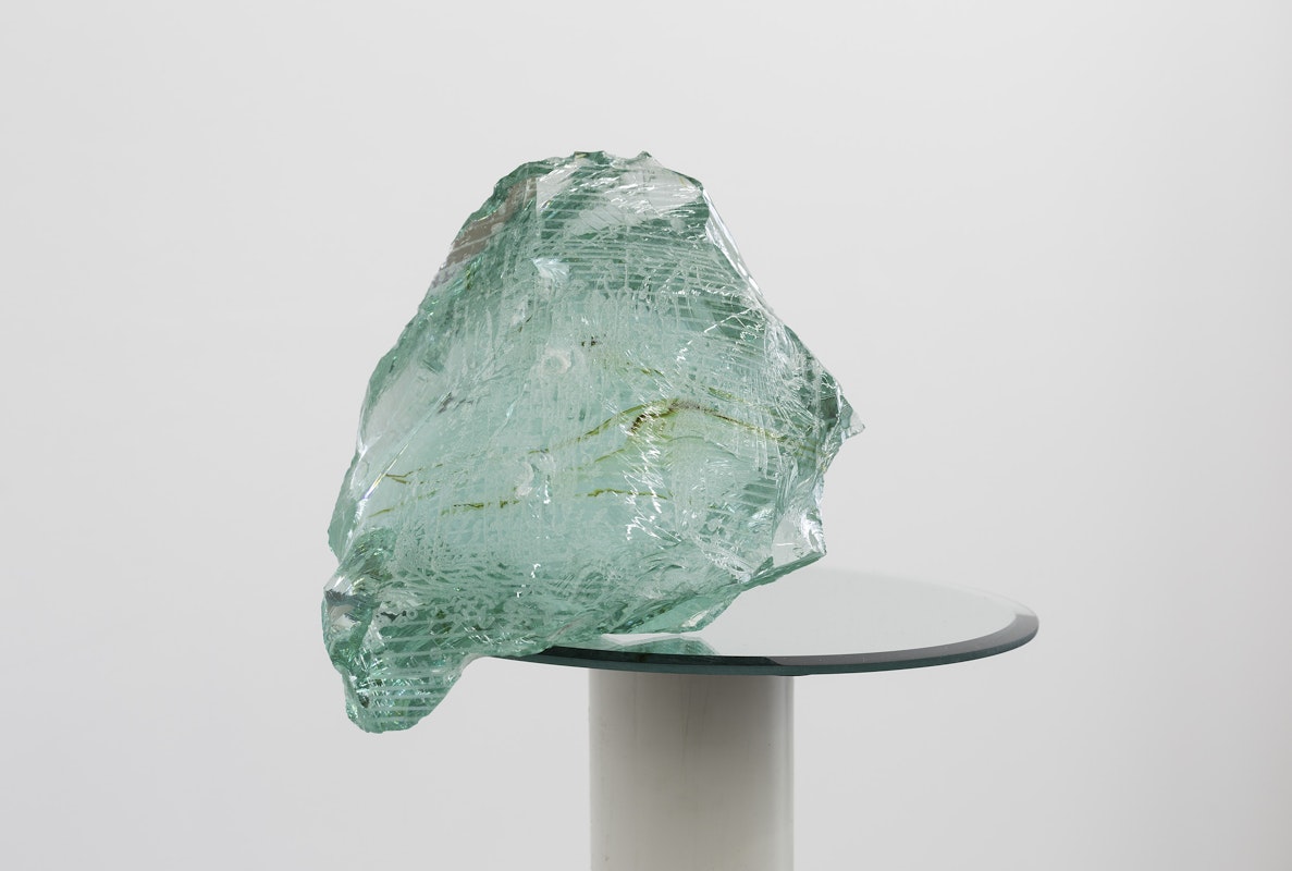 Installation view of Mia Salsjö's exhibition '1000 Year Plan for Gertrude Glasshouse', presented at Gertrude Glasshouse, 2022. Photo: Christian Capurro.