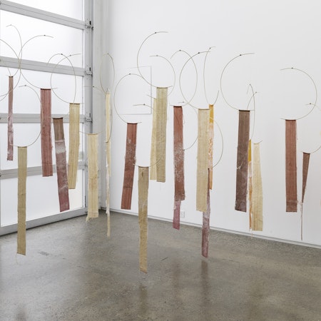 Linda Sok, Salt Water Deluge (Tucoerah River), 2021 presented as part of 'Empty Pockets', curated by Sineenart Meena at Gertrude Glasshouse. Photo: Chrisitan Capurro.