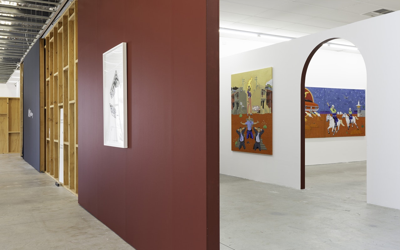 Installation view of Ryan Presley, 'Fresh Hell' at Gertrude Contemporary, 2023. Photo: Christian Capurro.