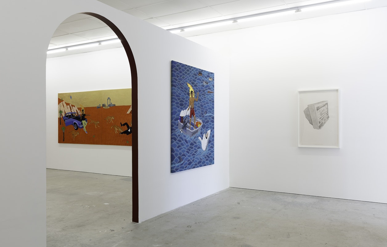 Installation view of Ryan Presley, 'Fresh Hell' at Gertrude Contemporary, 2023. Photo: Christian Capurro.