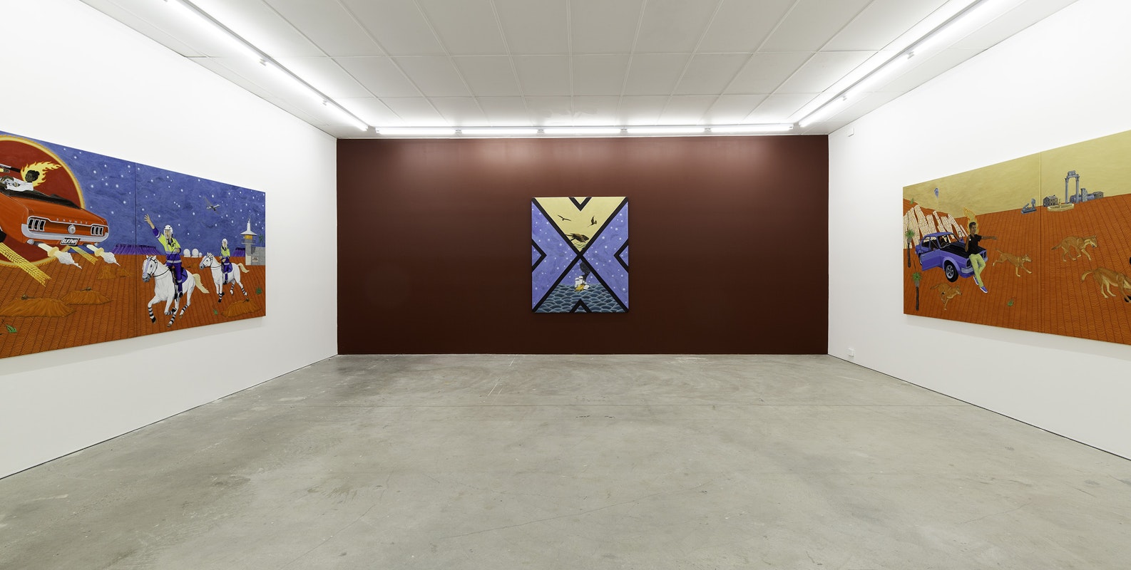 Installation view of Ryan Presley, 'Fresh Hell' at Gertrude Contemporary, 2023. Photo: Christian Capurro.