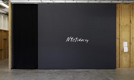 Installation view of Hayley Millar Baker, 'Nyctinasty' at Gertrude Contemporary, 2023. Photo: Christian Capurro.