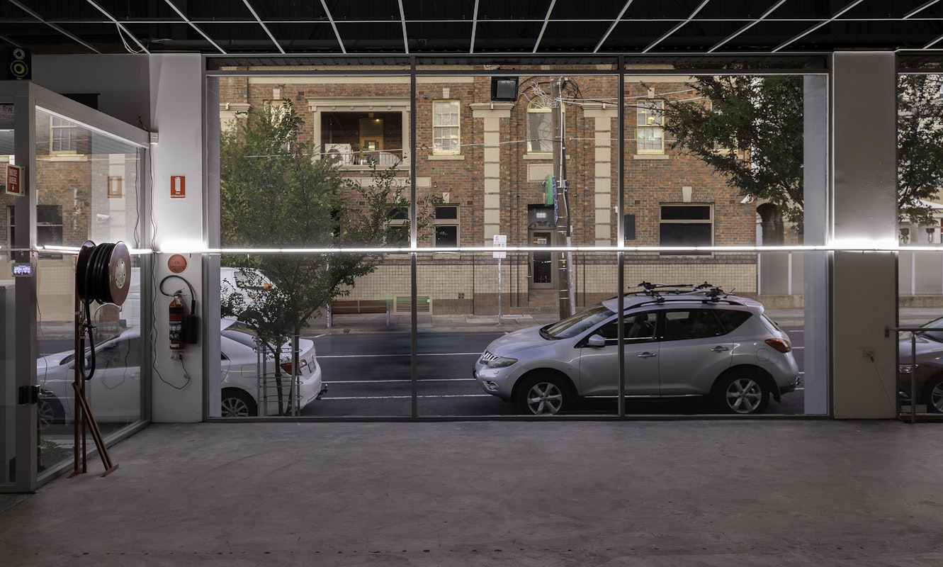 Installation view of Octopus 23: THE FIELD, curated by Tamsen Hopkinson, featuring work by Shannon Te Ao and Tamsen Hopkinson, at Gertrude Contemporary, 2023. Photo: Christian Capurro.