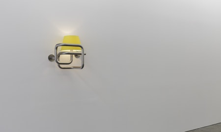 Installation view of Yona Lee, 'Wall, Floor and Ceiling', at Gertrude Contemporary, 2023. Photo: Christian Capurro.