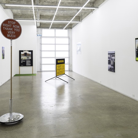 Installation view of Scotty So, 'Developing Sunset', Gertrude Glasshouse, 2023. Photo: Christian Capurro