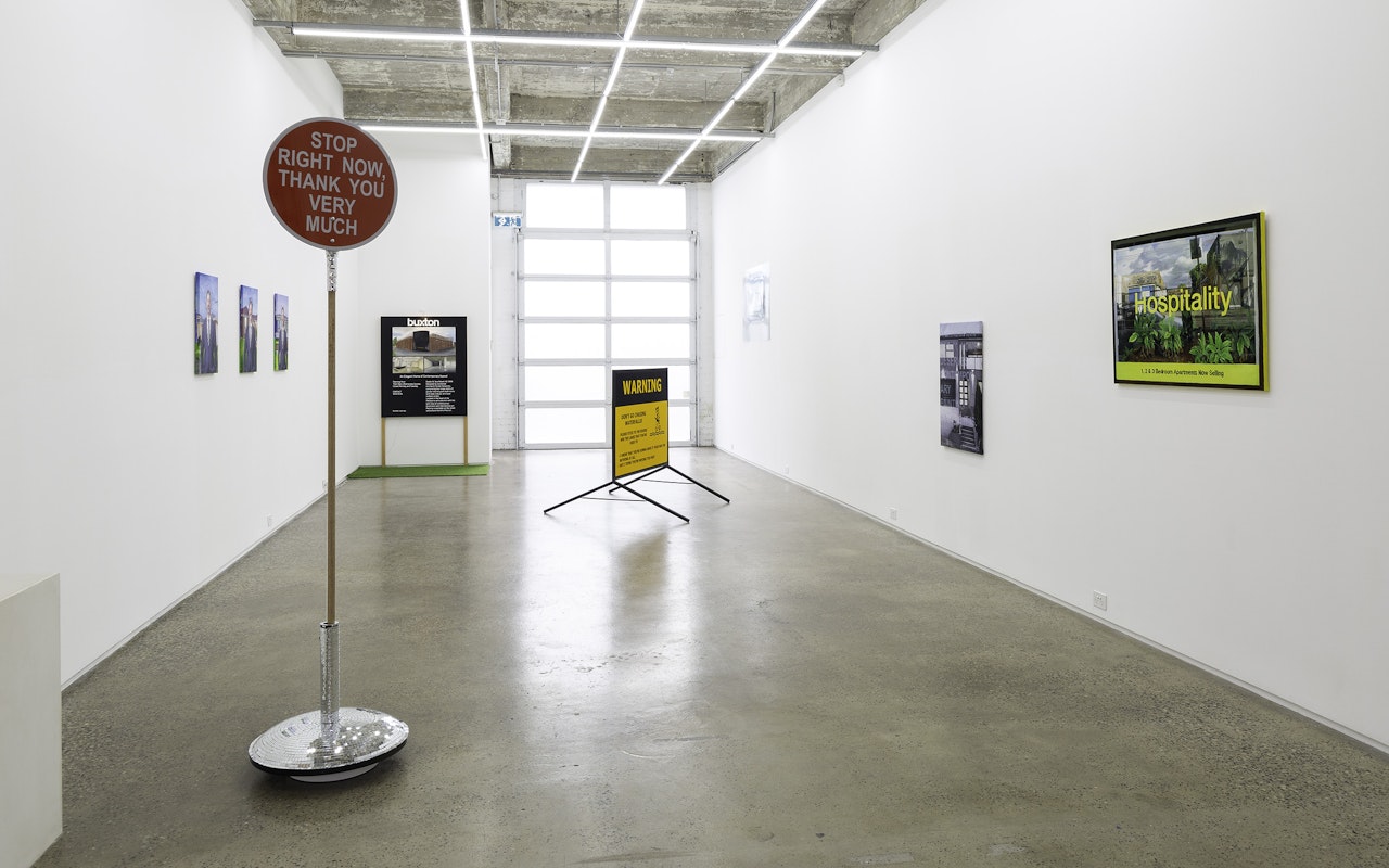 Installation view of Scotty So, 'Developing Sunset', Gertrude Glasshouse, 2023. Photo: Christian Capurro