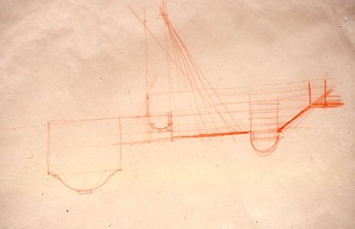 Edmond Corrigan, work on paper, presented as part of 'Slouching Towards Bethlehem', 200 Gertrude Street, 1986. Photo: Courtesy of the Gertrude archive.