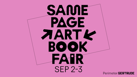 Same Page Art Book Fair
