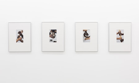 Arini Byng, (Indistinct Chatter) 1-4, archival inkjet print on Hahnemühle PhotoRag Baryta paper,  installation view, Gertrude Studios 2023, Gertrude Contemporary, Naarm Melbourne, 2023, image courtesy and © the artist, photograph: Christian Capurro.