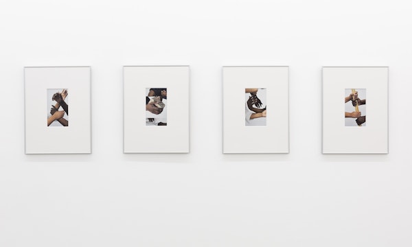 Arini Byng, (Indistinct Chatter) 1-4, archival inkjet print on Hahnemühle PhotoRag Baryta paper,  installation view, Gertrude Studios 2023, Gertrude Contemporary, Naarm Melbourne, 2023, image courtesy and © the artist, photograph: Christian Capurro.