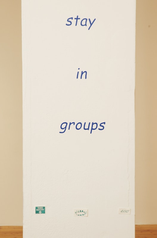 Install View of 'A Short Ride In A Fast Machine; 1985-2005' featuring work by A Constructed World, at 200 Gertrude Street, 2005.