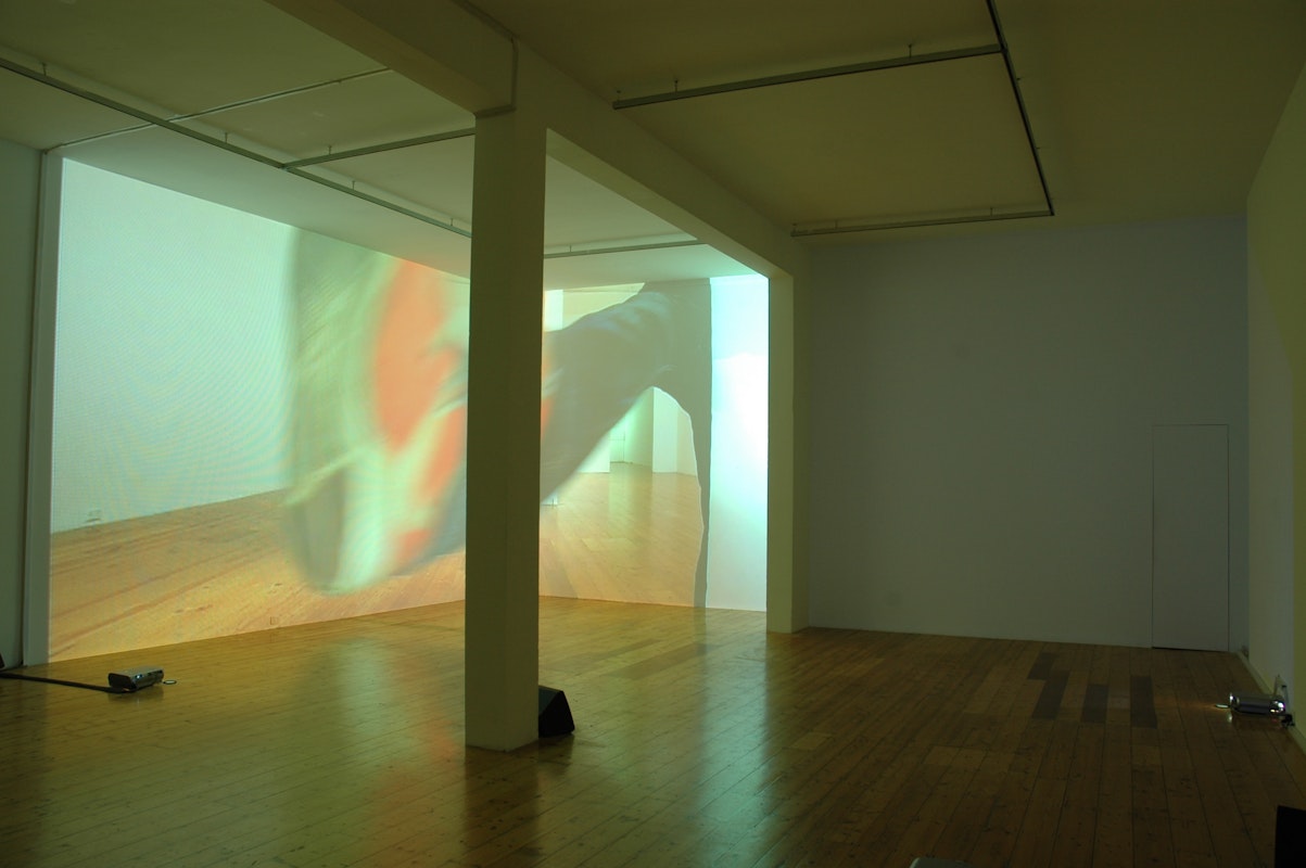 Installation view of Daniele Puppi, 'Fatica No.27', at 200 Gertrude Street, 2005.