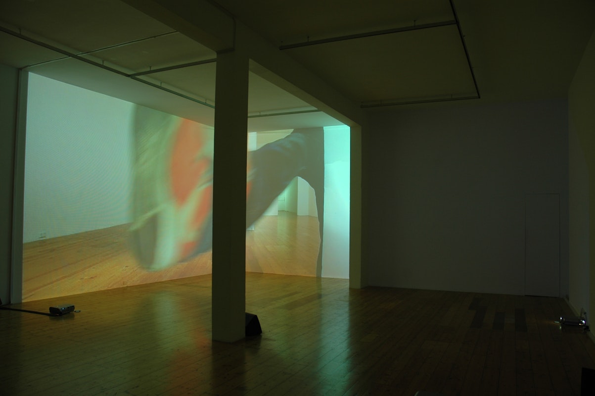 Installation view of Daniele Puppi, 'Fatica No.27', at 200 Gertrude Street, 2005.