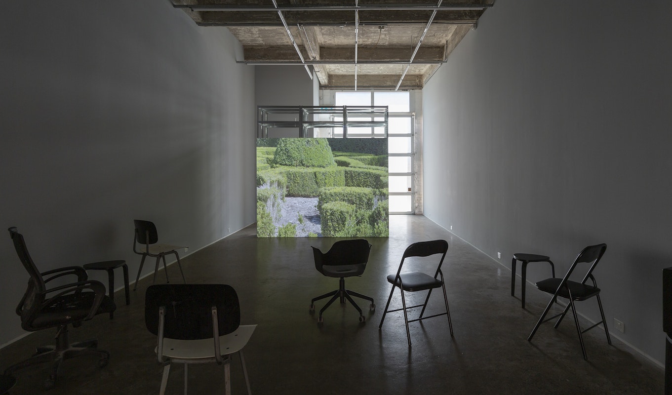 Installation view of Ruth Höflich, The Flood, presented at Gertrude Glasshouse as part of Photo International Festival of Photography, 2024. Photo: Christian Capurro