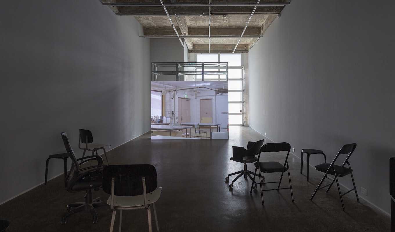 Installation view of Ruth Höflich, The Flood, presented at Gertrude Glasshouse as part of Photo International Festival of Photography, 2024. Photo: Christian Capurro