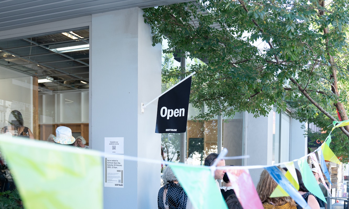 Audiences attend Gertrude Open Day 2023. Photo: Machiko Abe