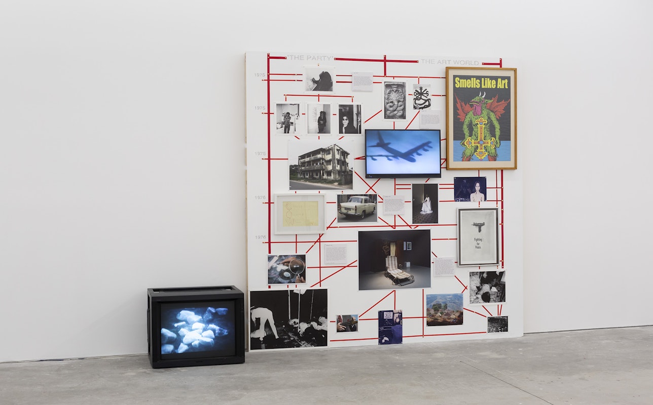 Installation view of Stupid As, curated by Alex Gawronski, featuring work by the Estate of Quinto Sesto, presented at Gertrude Contemporary 2024. Photo: Christian Capurro