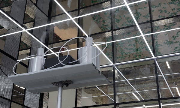 Installation view of An Unbroken Surface by Dane Mitchell, presented at Gertrude Glasshouse, 2024. Photo: Christian Capurro