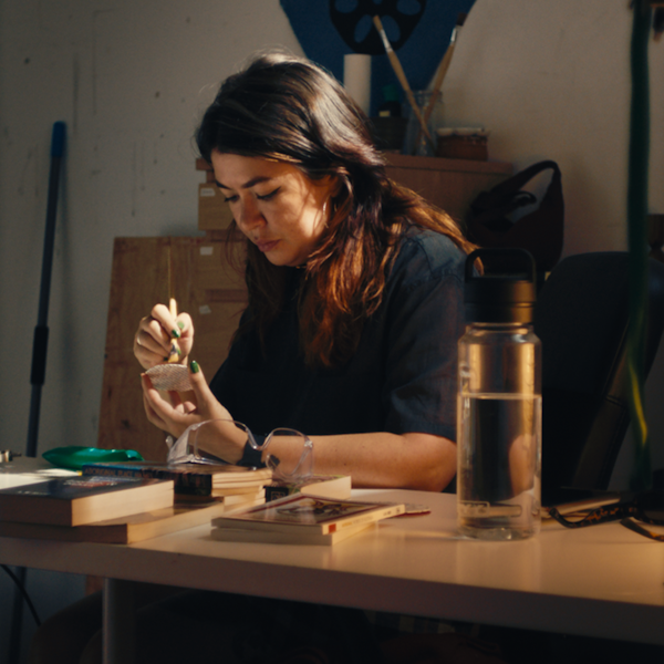 Studio portrait of Jenna Lee. Photo by James Westland. Courtesy Craft Victoria.