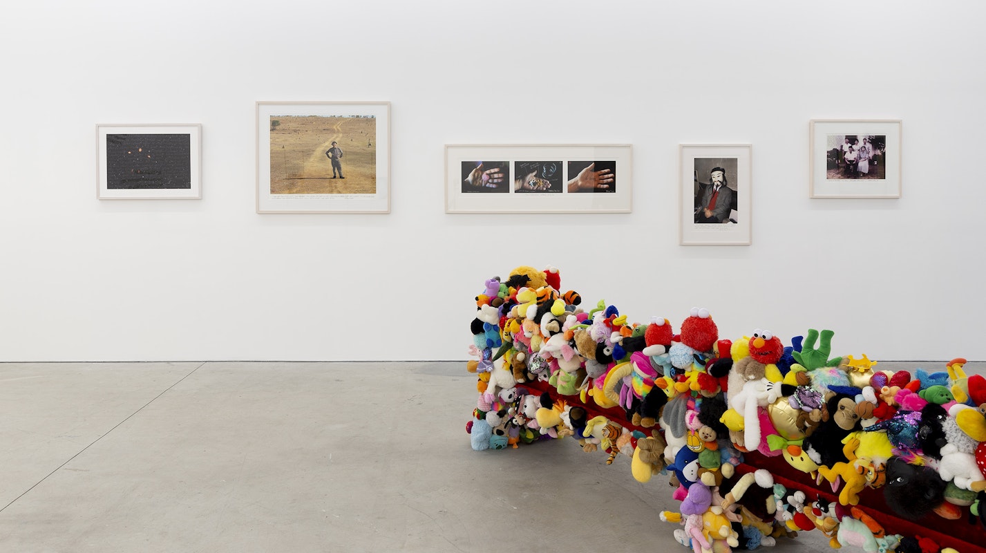 Installation view of Octopus 24: Ricochet curated by Patrice Sharkey, featuring works by Truc Truong and William Yang, presented at Gertrude Contemporary, 2024. Photo: Christian Capurro.