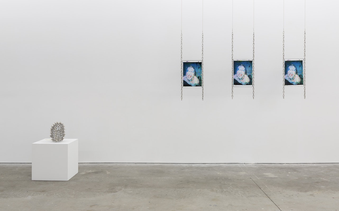 Installation view of Octopus 24: Ricochet curated by Patrice Sharkey, featuring works by Chelsea Farquhar, presented at Gertrude Contemporary, 2024. Photo: Christian Capurro.