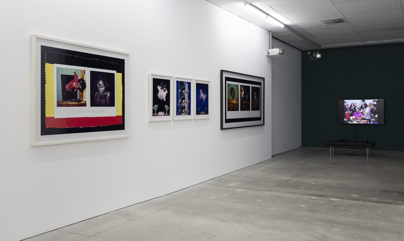 Installation view of Octopus 24: Ricochet curated by Patrice Sharkey, featuring works by Destiny Deacon, presented at Gertrude Contemporary, 2024. Photo: Christian Capurro.